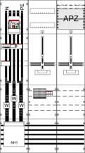 ABB STRIEBEL & JOHN WF39EW13 MuW Feld Komplettfeld, mit Zählerkreuz mit Netzschutz XT4