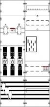 ABB STRIEBEL & JOHN WF27KB21 7RE 2FB, Komplettfeld nach VDE-AR-N 4100:2026-04, In 100 A, mit BKE-I