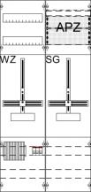 ABB STRIEBEL & JOHN WF27MK81 7RE 2FB, Komplettfeld nach VDE-AR-N 4100:2026-04, mit Dreipunkt-Befestigung