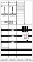 ABB STRIEBEL & JOHN WX42KK11S 12RE 4FB, Komplettschrank nach FNN, In 585A mit Dreipunkt-Befestigung