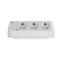 ABB STRIEBEL & JOHN ZE227 3-fach Steckdose, Steckdosentöpfe 120° drehbar, 230V