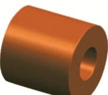 ABB STRIEBEL & JOHN ZX654P10 Cu-Distanzrolle 30x12,5x40mm Packeinheit 10 Stück