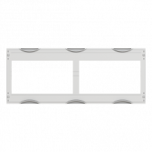 ABB STRIEBEL & JOHN AG84 Abdeckung 300x750 mm mit Ausschnitt, Zubehör CombiLine Innenausbausystem
