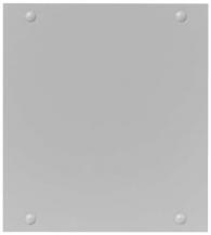 ABB STRIEBEL & JOHN ZH429 Doppelblende NH00 geschlossen, Zubehör CombiLine Innenausbausystem
