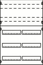 ABB STRIEBEL & JOHN 2V1K-150 Verteilerfeld, 5RE/2FB, BH1, Modul montiert auf EDF-Profil