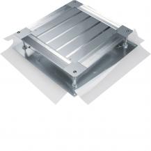 Hager Universal-Bodendose, Unterflurdose mit Bodenblech Größe 3 498x498x(215-265
