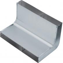 Hager Vertikalkrümmer 2-zügig Stahl UK 340x48