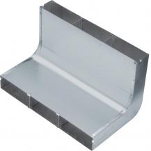 Hager Vertikalkrümmer 3-zügig Stahl UK 340x48