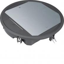 Hager Versorgungseinheit R12 rund 306 mm für 5 mm Bodenbelag aus Polyamid tiefsc