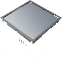 Hager Blinddeckel Q08 294x294 5mm Belag egrau