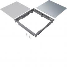 Hager Blinddeckel Q08 294x294 12mm Belag egrau
