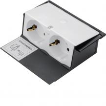 Hager Gerätebecher m 2 STD rw zu KDQ08/KDE04