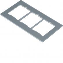 Hager Montageplatte GTVD2/3 3xRJ45 18x22,8