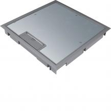 Hager Klappdeckel, Einbaugröße Q08, 294x294mm, für 5mm Bodenbelag, Polyamid, eis