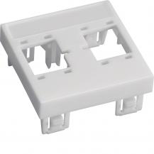 Hager Montageplatte 45x45mm 2xRJ45 R&M aus PA