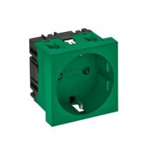 OBO Bettermann 6120012 STD-D0 MZGN1 Steckdose 0° 1fach Schutzkontakt minzgrün RAL 6029 16A 250V
