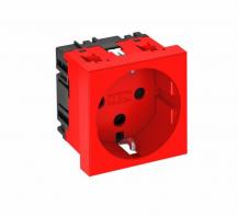 OBO Bettermann 6120292 STD-D0K SRO1 Steckdose 1fach kodiert Schutzkontakt signalrot RAL 3001 16A 250V
