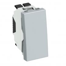 OBO Bettermann 6120964 TA-WB AL0.5 Wechseltaster 1/2 Modul 45 Alu 10A 250V