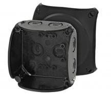 Hensel KF 0200 B Kabelabzweigkasten 62000042 – IP66/IP67/IP69 Thermoplast Gehäuse in Schwarz für Außen- und Offshore-Anwendungen