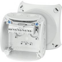 Hensel KF 0202 G 62000043 Kabelabzweigkasten 5-polig, 93 × 93 × 62 mm, IP66/IP67/IP69, grau