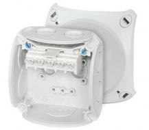 Hensel DK 0202 G Kabelabzweigkasten mit Klemme 93x93x62 mm IP66 grau