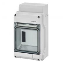 Hensel KV 9104 Automatengehäuse Kleinverteiler IP65 4,5 TE grau