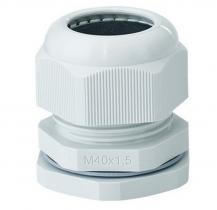 Hensel AKM 40 Anbaustutzen 3600213 – M40 Kabelverschraubung IP67 mit Zugentlastung für Kabel 19-28 mm