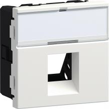Hager Montageset 1xRJ45 Typ 01 45x45 vw