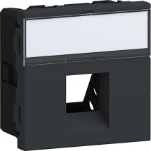 Hager Montageset 1xRJ45 Typ 05 45x45 gs