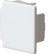 Hager Endstück zu LF 40x40mm verkehrsweiß
