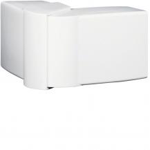 Hager Außeneck, halogenfrei zu LF/LFF/LFH 40x57mm, einstellbar, verkehrsweiß
