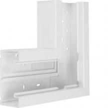 Hager Flachwinkel aus Grundprofil zu BR 68x130 mm Oberteil 80 mm in verkehrsweiß