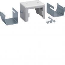 Hager Halter Set Stahl DABA 50x80mm vweiß