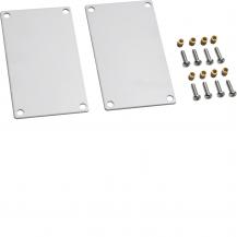 Hager Endstück Stahl zu DABA 50x80mm vweiß
