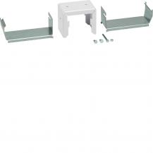 Hager Halter Set Stahl DABA 50x160mm vweiß
