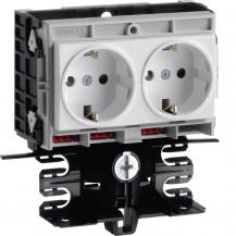 Hager Gerätetr-Techteil 2 STD SL 20x55 vweiß