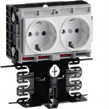 Hager Gerätetr-Techteil 2 STD SL 20x80 vweiß