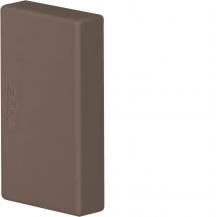 Hager Endstück zu LF/LFF 20x33mm braun