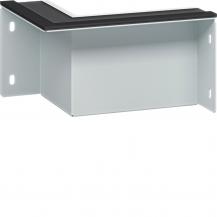 Hager Wandanschlußstück 2-seitig 100x150mm weiß pulverbeschichtet für Brandschut