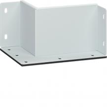 Hager Wandanschlußstück 2-seitig 100x150mm weiß pulverbeschichtet für Brandschut