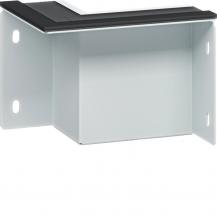 Hager Wandanschlußstück 2-seitig 60x100 mm weiß pulverbeschichtet für Brandschut