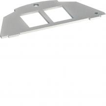 Hager Montageplatte Typ 01 19,3x14,8 zweifach