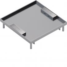 Hager Edelstahlkassette Q16 LE Belags T=15mm