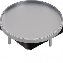 Hager Edelstahlkassette R12 blind Belag T=15mm