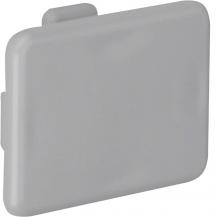 Hager Endstück   LKG 37x25mm steingrau