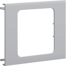 Hager Blende 1-fach R7 PVC BR OT 100 lichtgrau