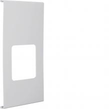 Hager Blende 1-fach R7 PVC FB OT 230 lichtgrau