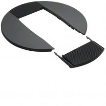 Hager Rosette halogenfrei DA200 2-seitig gschw
