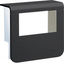 Hager Geräteträger-Oberteil SL 20x55 gschwarz