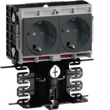 Hager Gerätetr-Techteil 2 STD SL 20x80 gschw